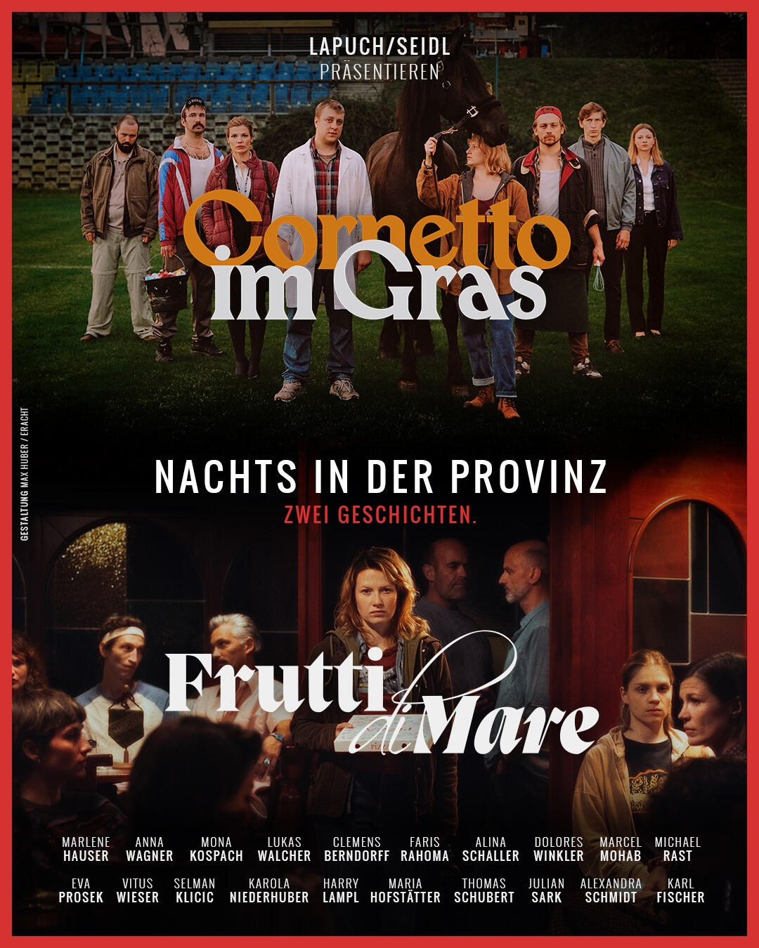 Nachts in der Provinz – Filmplakat Filmplakat zu Nachts in der Provinz – Zwei Geschichten. Eine Nacht.